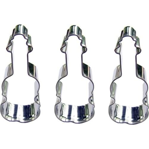 Viola shape 3 piece biscuit cutting molds, baking tools, cake decorating soft candy tools