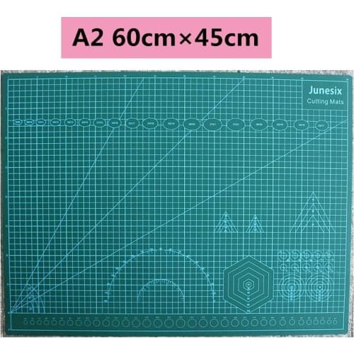 Cutting Mats A2 Grid Double-sided Plate Design Engraving Model Mediated Knife Scale Cut Cardboard School Office Supply Paper Cut