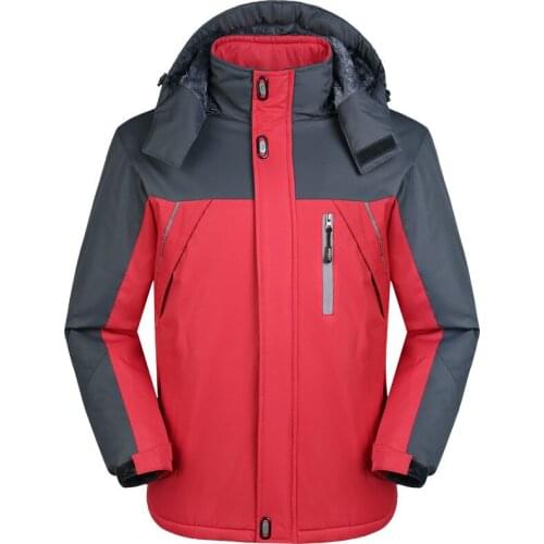 Raincoat Jacket Mens WOMENS Plus Velvet Sports Outdoor Camping Mountaineering Wind-Resistant Waterproof Three-in-O