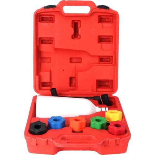 Oil Container fuel Canister Auto Car Engine Oil Filler Adapters Fast Filling Tool Kit Set Cooling System Repair Car Filling