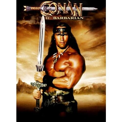 MT1654 CONAN THE BARBARIAN Arnold Schwarzenegger Painting Art Poster Print Canvas Home Decor Picture Wall Print