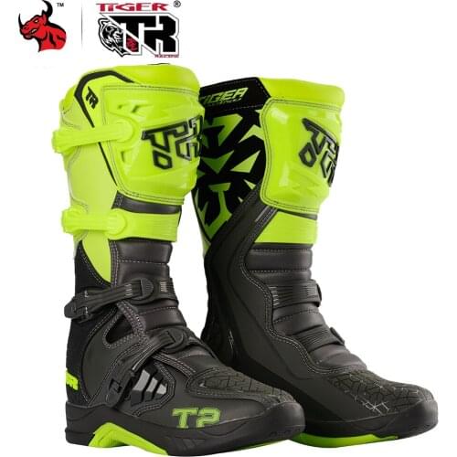 NEW Motocross Boots Motorcycle Enduro Professional Racing Motorcycle Off-road Bottas Motorcycle Motorboat Shoes Racing Boots