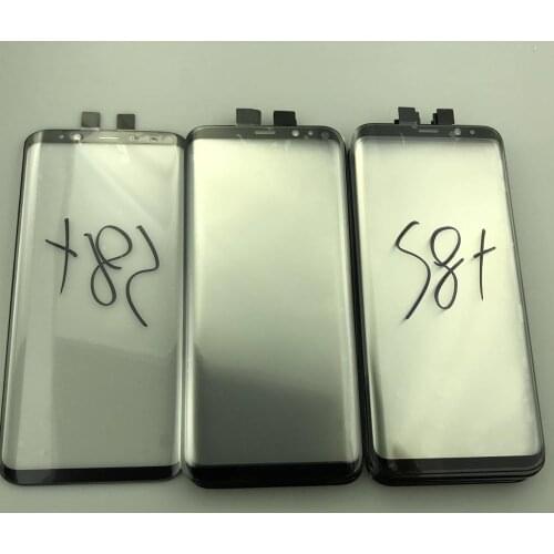 Original LCD Touch Screen front glass panel QR file For samsung S8 plus G950 G955F crack screen glass replacement repair