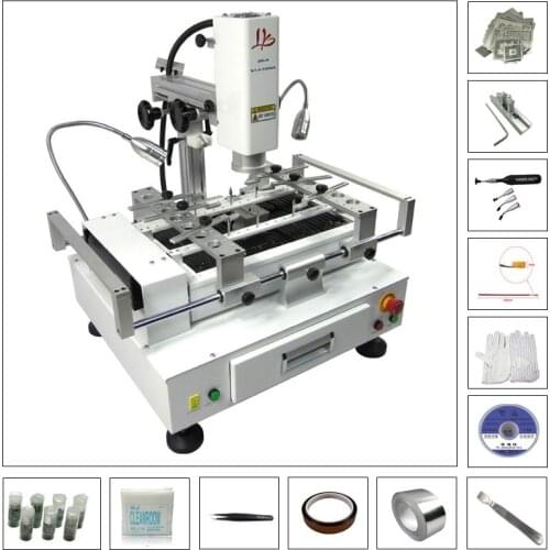 LY R690 V.2 BGA rework station with 810 pcs directly heating D-H stencil kit pack