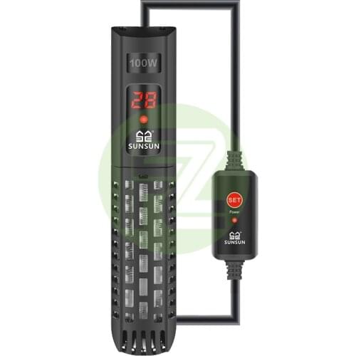 SUNSUN Aquarium Submersible Heater Fish Tank LCD Display Digital Adjustable Water Heating Rod Constant Temperature Control Warm