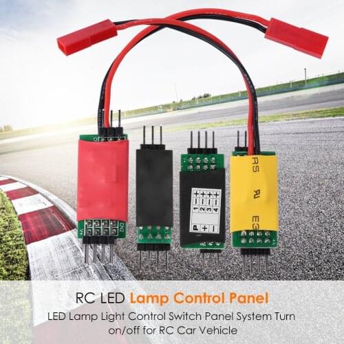 RLED Lamp Headlights Accessories LED Lamp Components Control Panel 3CH Model Car RC Remote Control Car Spare