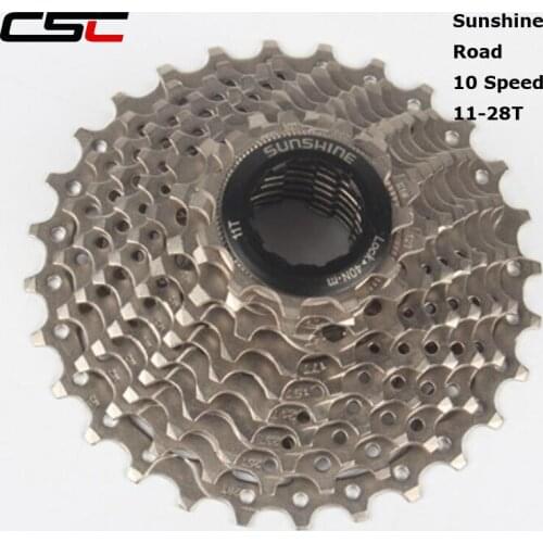 CSC SUNSHINE Road Bike 10s Cassette 11- 28T Freewheel Bicycle Parts10Speed Flywheel for SH1MAN0 5600 5700 105 sram rival
