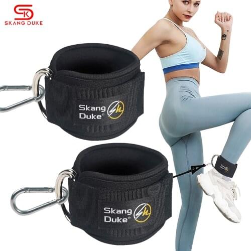 SkangDuke Unisex D-Ring Ankle Weights Adjustable Straps Guard Fitness Sports Gym Bodybuilding Exerciser Power Training Equipment