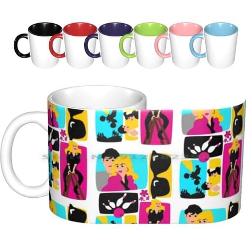 Grease 2 Ceramic Mugs Coffee Cups Milk Tea Mug Grease 2 Grease Musical Pop Art Cartoon Film Cult Movie Film Movie Flop Gay Lgbt