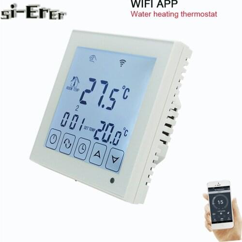 WIFI thermostat-Indoor floor water heating thermostat,controlling NC/NO actuators