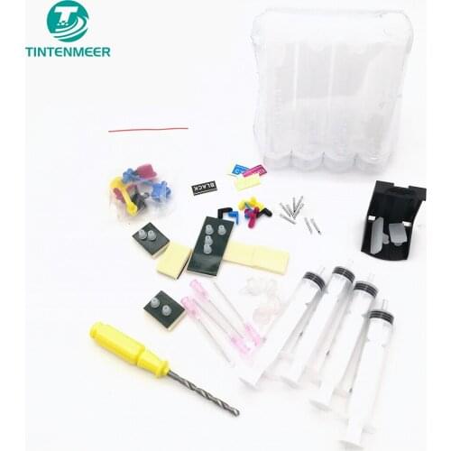Tintenmeer diy continuous supply CISS modification tool with accessories for hp 21 22 301 302 121 122 901 650