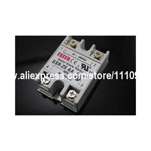 Solid State Relay SSR-25 AA AC-AC 25A/250V 80-250VAC/24-380VAC