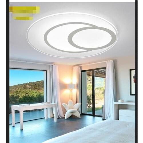 Ultra thin LED living room simple modern bedroom warm and romantic room originality round ceiling lamp LO81711