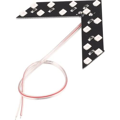 Universal Car Vehicle Arrow Indicator 14 LED 3528SMD Car Rearview Side Mirror Turn Signal Light Lamp Hot