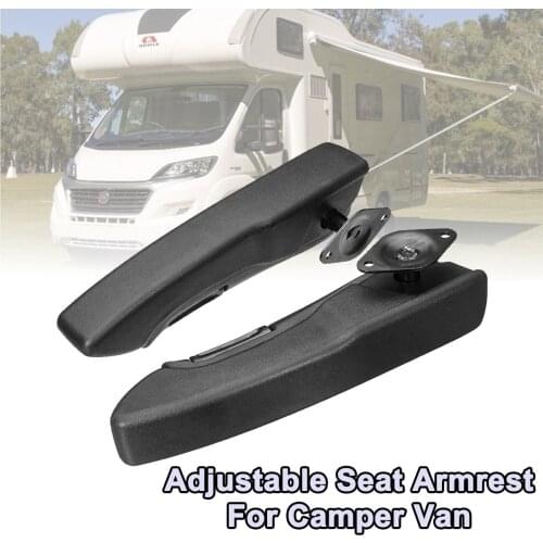 Universal Armrest Hand Holder Left/Right Side Adjustable Seat Motorhome Boat PU Leather For Camper RV Van