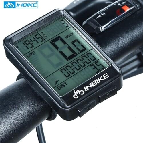 Inbike 2.1 in Bicycle Computer Waterproof Bike Odometer Wireless and Wired Cycling Stopwatch Speedometer Watch Bike Accessories