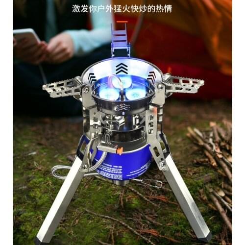 Bulin BL100-B16 6800W Lightweight Outdoor Folding Bulin Windproof Camping Gas Stove Burner for Cooking BBQ Camping Hiking