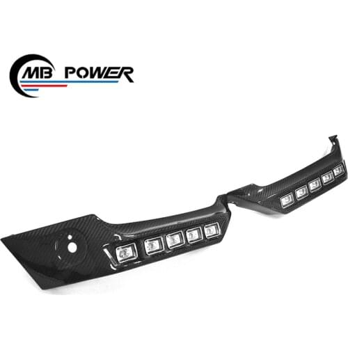 High quality carbon fiber G CLASS W463 B style front corner lip for G class W463 G63 G65 G500 1990-2018y