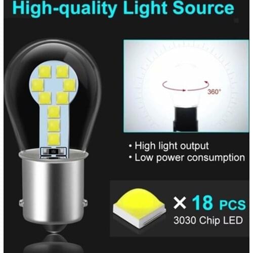 1Pc 1156 BA15S P21W 1157 BAY15D P21/5W LED Bulbs Car Signal Light