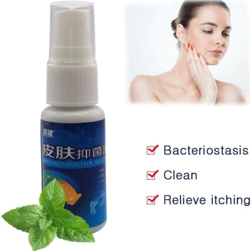 10pcs Herbal Anti-fungi Antibacterial Liquid Hormone-free Medicine Herbal Treatment Body Massage Dermatitis Spray