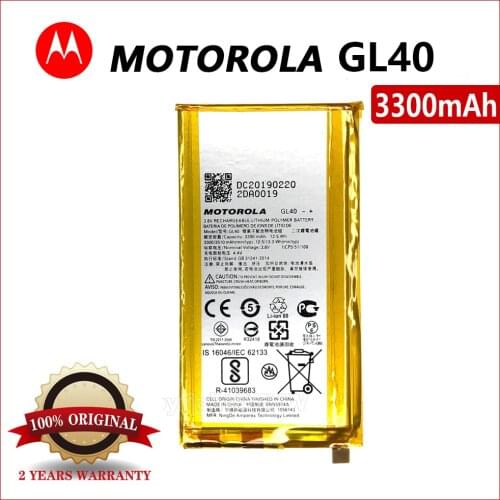 100% Original GL40 Battery For Motorola Moto Z Play for Moto Z Play Droid XT1635 XT1635-01 XT1635-02 XT1635-03 SNN5974A Battery