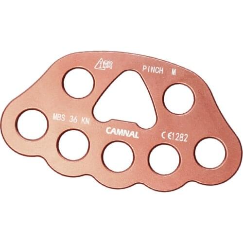 36KN Rigging Anchor Rig Plate 8 Holes Rock Climbing Eight Hole Belay Device