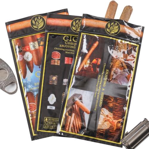 65%-75% RH Humidity Control Humidid Zipbag cigar accessories portable travel seal constant humidity bag Humid 5pcs/lot