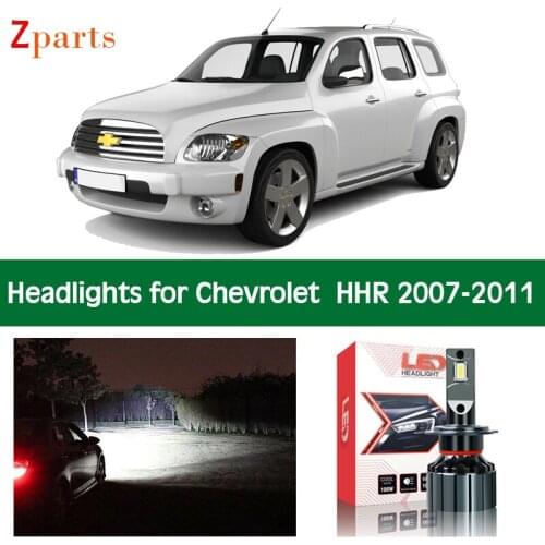 Car Canbus Bulbs For Chevrolet HHR Wagon LED Headlight Headlamp Low High Beam Auto Lights 12V Lighting Lamp Accessories Part