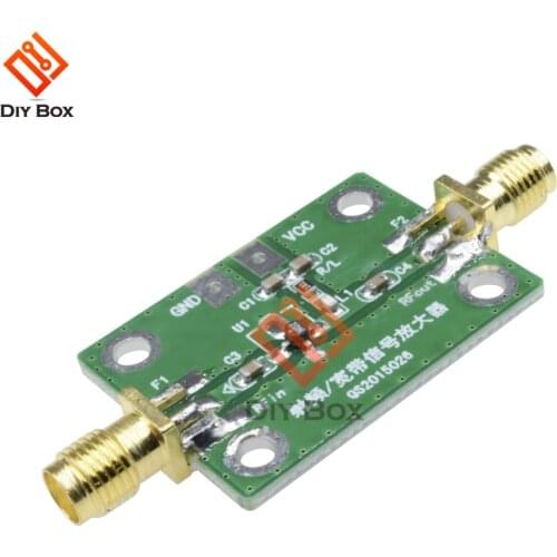 DC 6-12V 0.1-2000MHz RF wideband amplifier gain 30dB low-noise amplifier LNA Board Module diy kit