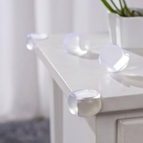 Baby Safety Table Corner Protector Transparent Anti-Collision Angle Protection Cover Edge Corner Guard Child Security Wall Stick