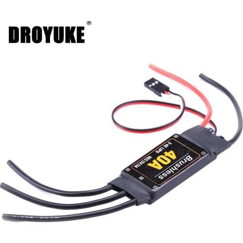 Droyuke 30A/40A Drone Helicopter FPV Multicopters Speed Controller Brushless ESC Durable Components RC Toys Accessories