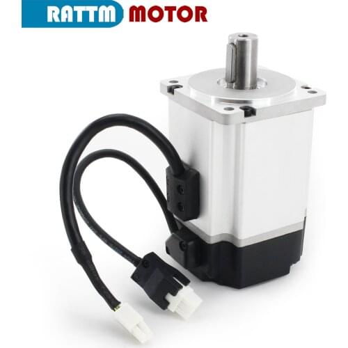 750W 0.75KW 2.39N.m AC Servo Motor Kit Set + SDF08NK8 Matched Driver 20 BIT incremental encoder For CNC Engraving / Medical