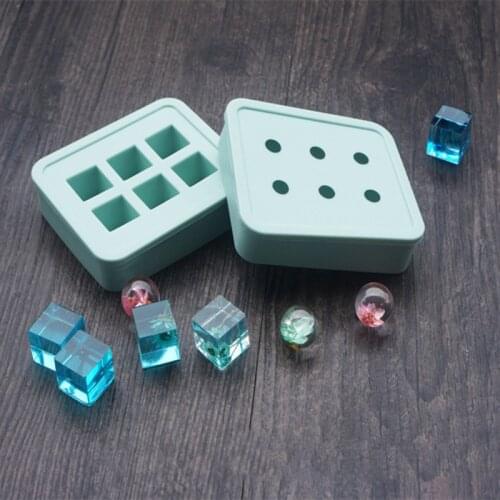 Silicone Resin Mold Beads For Necklace Earrings Epoxy Resin Mold Decorative Craft DIY Beads Jewelry Making Tools Fit 16mm