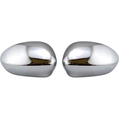 Chrome RHD & LHD Wing Side Mirror Cover Cap Primed ABARTH Grande Punto Evo for FIAT 500 2007-2019