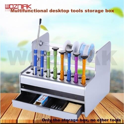 Mobile phone Mainboard maintenance Parts storage box Element box Tool box for screwdrivers and tweezers Plastic drawer box