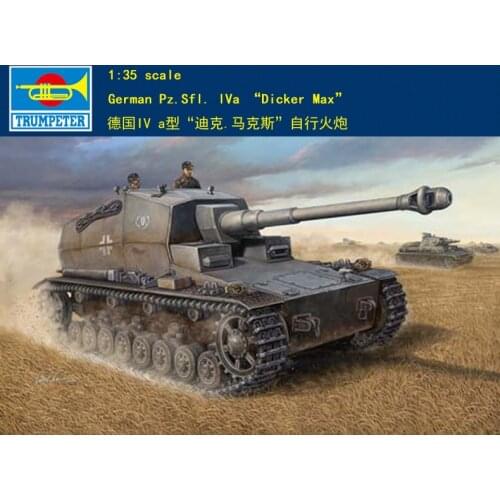 Trumpeter 00348 1/35 Pz.Sfl.IVa Dicker Max Tank Plastic Model Kit Armored Car TH06747-SMT6