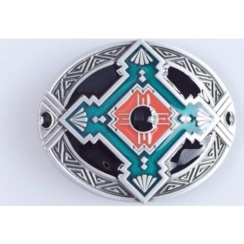 New Vintage Classic Oval Knot Southwest Belt Buckle Gurtelschnalle Boucle de ceinture