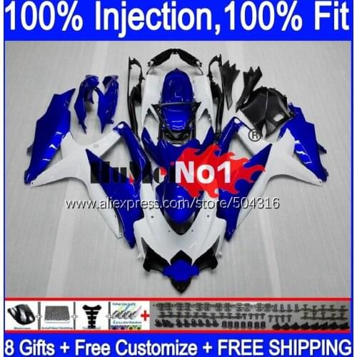 OEM For SUZUKI GSXR-750 GSXR 600 750 GSXR600 GSX-R750 17MC.58 GSXR-600 K8 GSXR750 2008 2009 2010 08 09 10 Stock blue Fairings