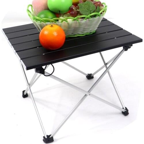Outdoor Folding Camping Table Portable Beach Table - Collapsible Foldable Picnic Table in a Bag