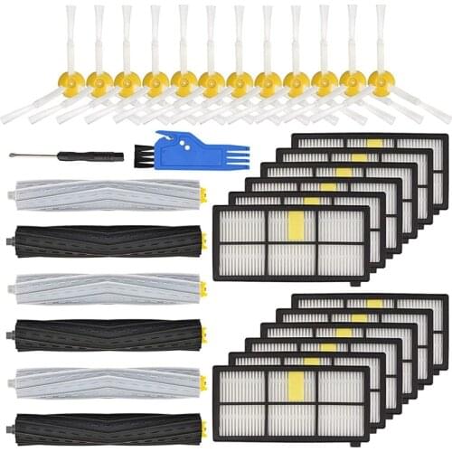 Replacement Accessory Kit for IRobot Roomba 800 and 900 Series 850 860 860 861 Filter, Side Brush, Brush Wheel