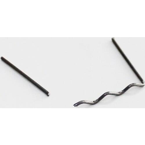 Standard pre cut 0.6mm wave flat hot staples plastic stapler car repair welder straight w staples replacement staples bumper