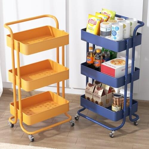 Floor-to-ceiling multi-layer stroller racks kitchen movable baby supplies newborn storage racks snack storage racks