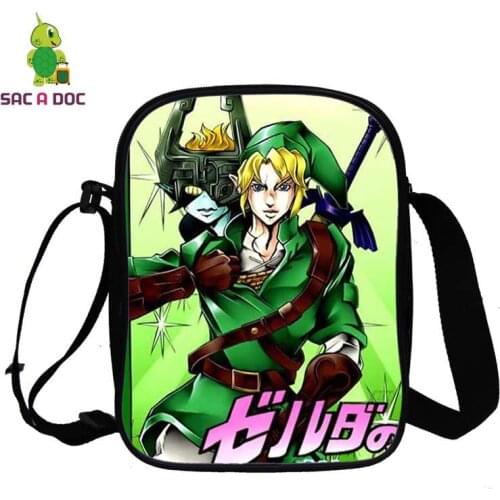 Women Shoulder Bag 3D Jojos Bizarre Adventure Jojo Print Messenger Bag for Teenage Girls Japanese Anime Design Bags Small Purse