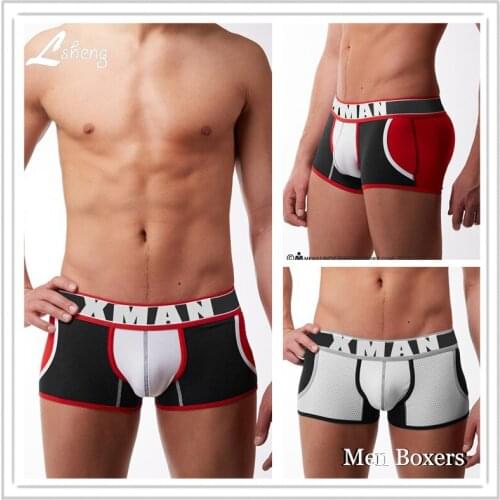 New Fashion Mens Underwears Men Sexy Breathable Boxers Male underwear Panties Shorts Male Boxer Shorts Underwear