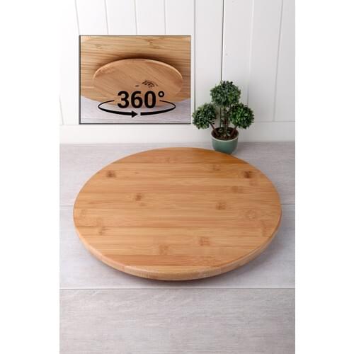 Queens Kitchen Bamboo Rotating Standing Lux 33cm Presentation