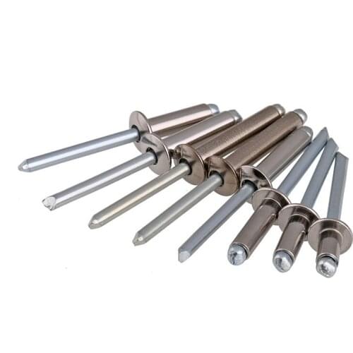 30PCS 304 Stainless Steel M5*8/10/12/14/16MM Domed head pop rivets round head rivets decoration rivets metalfastners GB/T 12618