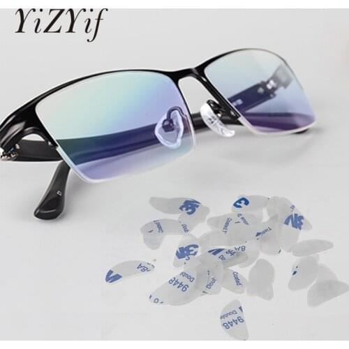 20 Pairs Glasses Nose Pads Soft Hypo-allergenic Adhesive Anti-Slip Silicone Nose Pads Grips Eyeglass Glasses Sunglasses Nose Pad