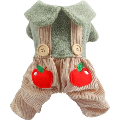 2020 Winter Dog Dress Cat Pet Dog Clothes Coat Puppy Yorkshire Pomeranian Clothing Poodle Bichon Schnauzer Pet Outfit Jumpsuit