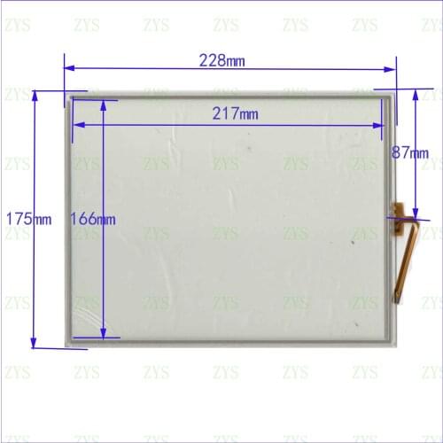 ZhiYuSun GP 1044A 10.4Inch 228*175mm 4Wire Resistive TouchScreen Panel Digitizer 228*175 for GPS CAR this is compatible