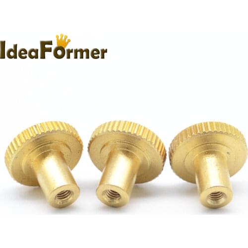 4Pcs Ultimaker 2 UM2 Printer DIY Base Plate Platform M3 leveling Fixing Nut For 3D Printer Parts Ultimaker 2 M3 Leveling Nut